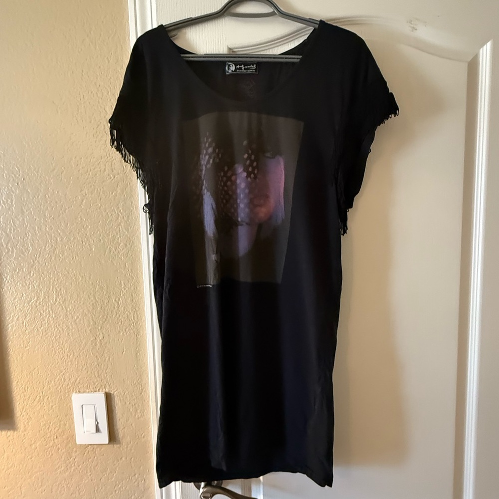 Vintage Hysteric Glamour Andy Warhol black long t-shirt